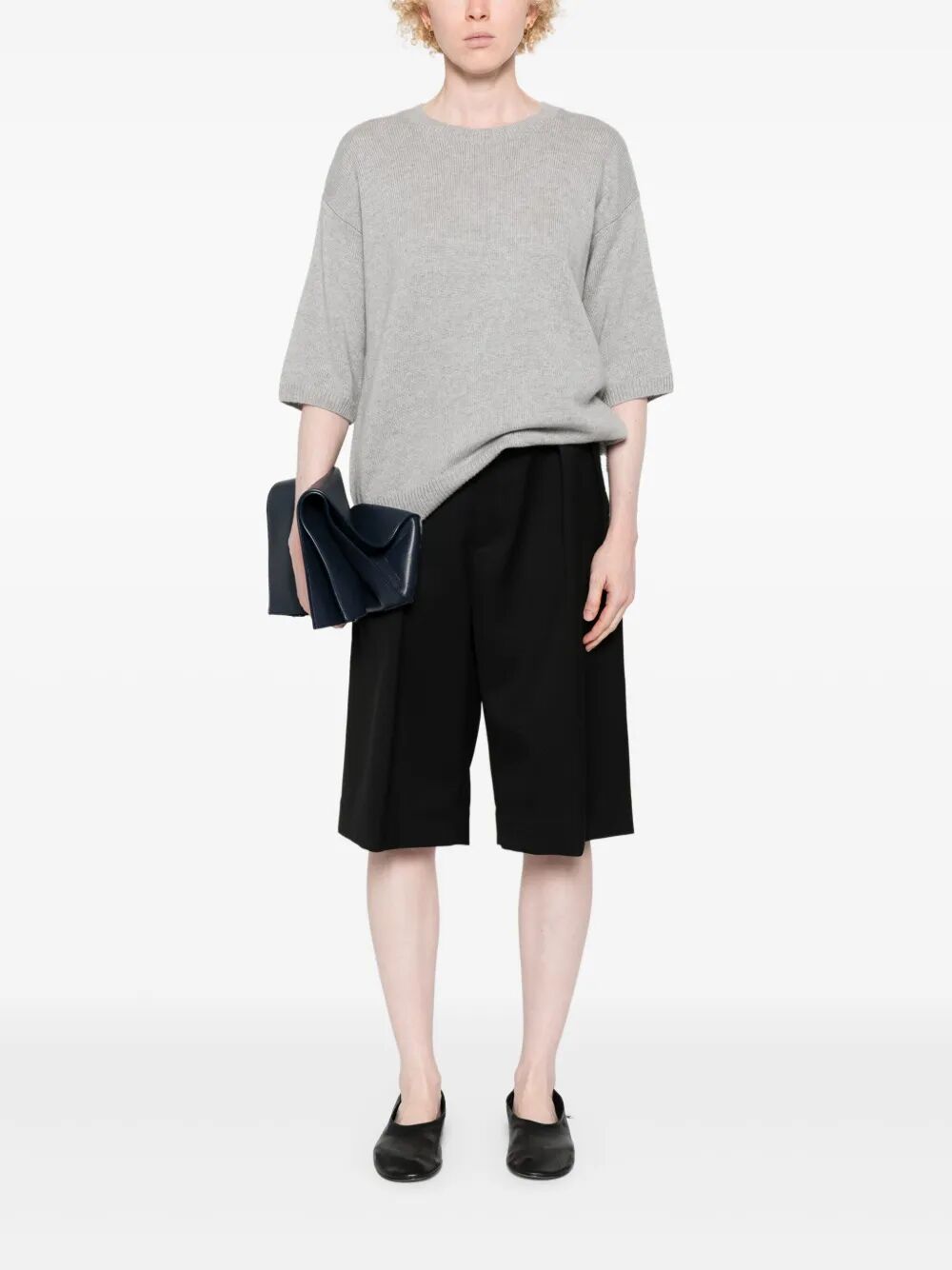 LISA YANG Round Neck Cashmere Sweater