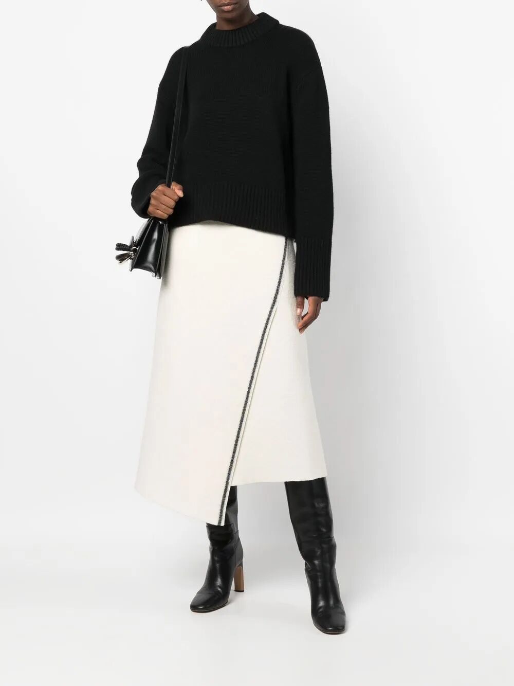 LISA YANG Women's Cashmere Turtleneck Sweater