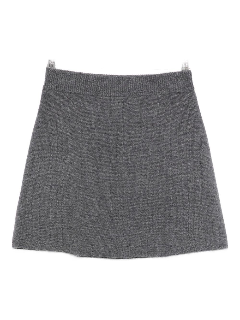 LISA YANG Slightly Flared Cashmere Mini Skirt - Size 1