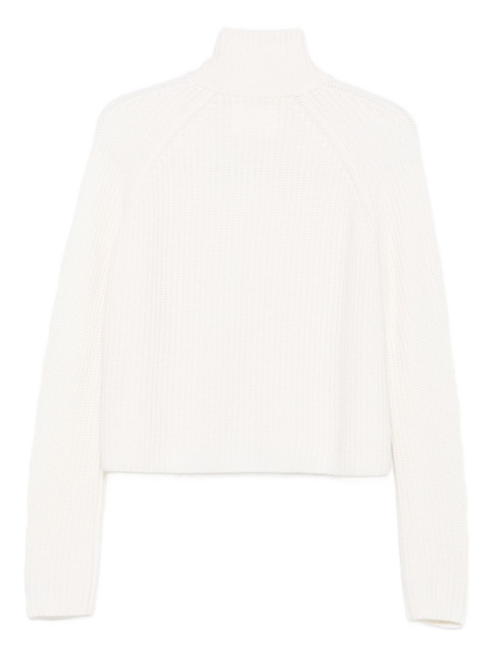 LISA YANG Cashmere Cardigan with High Neck and Zip Front - FW25