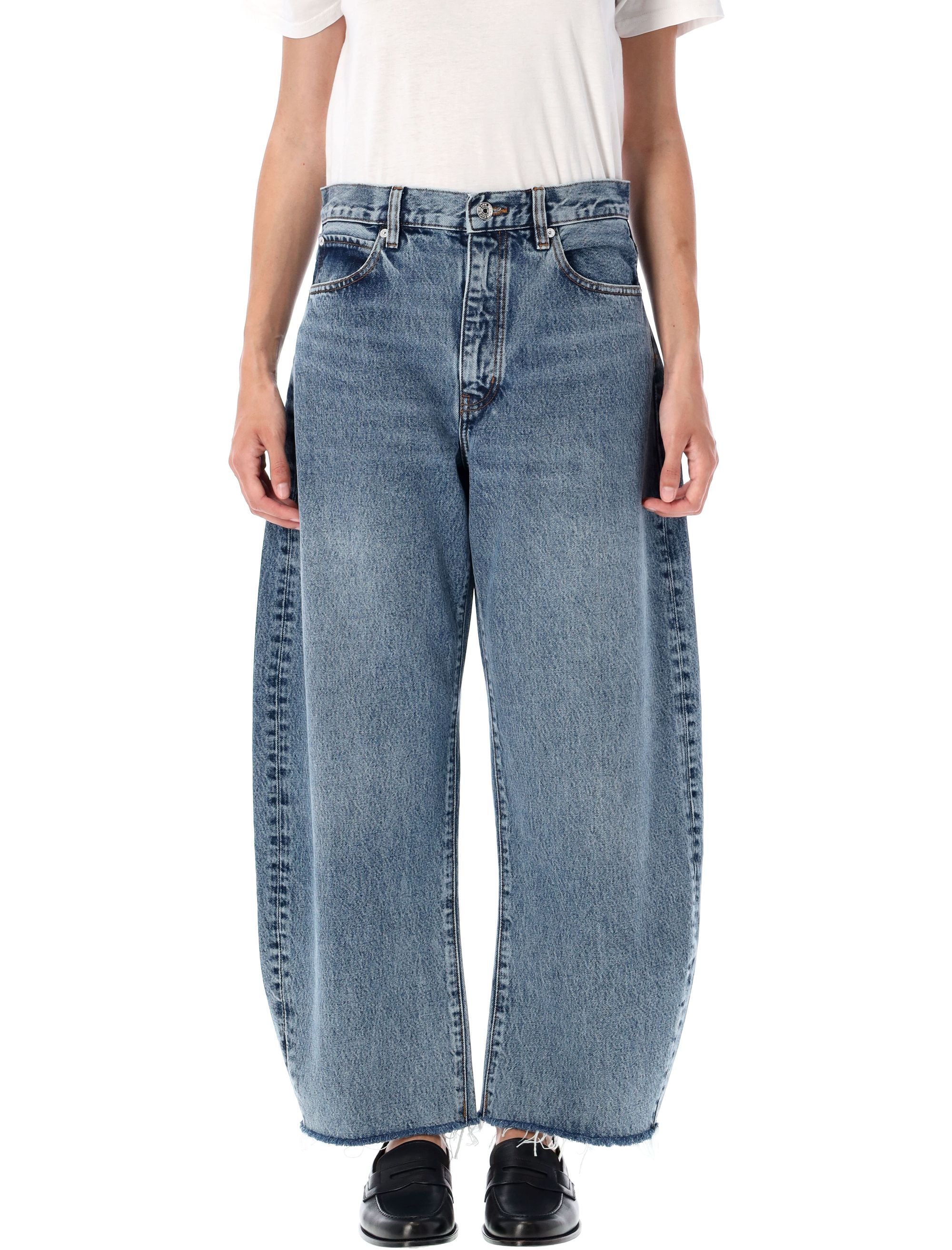 FRAME High Rise Bubble Crop Jeans for Women