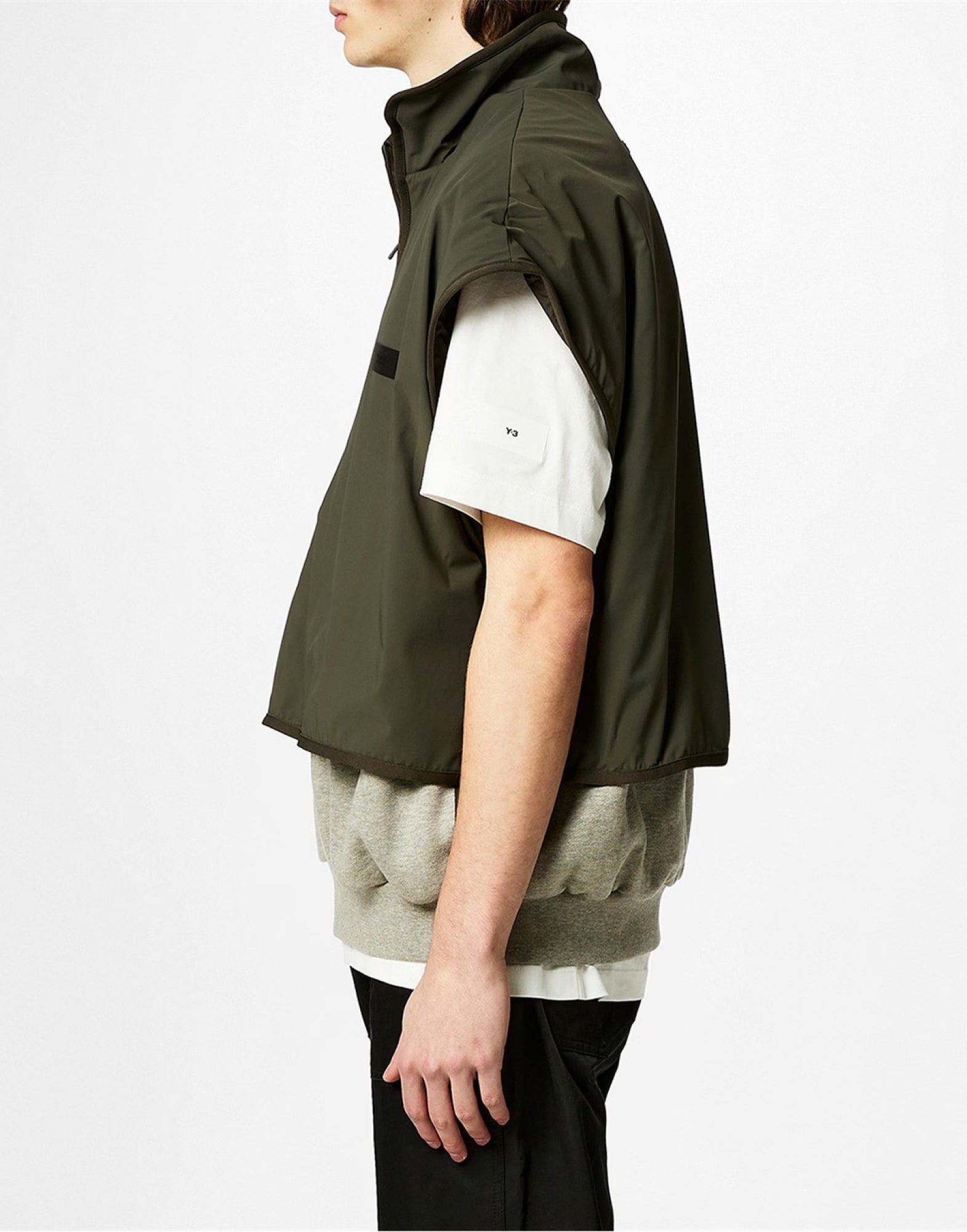 FEAR OF GOD Nylon Fleece Mockneck Vest for Men - FW24
