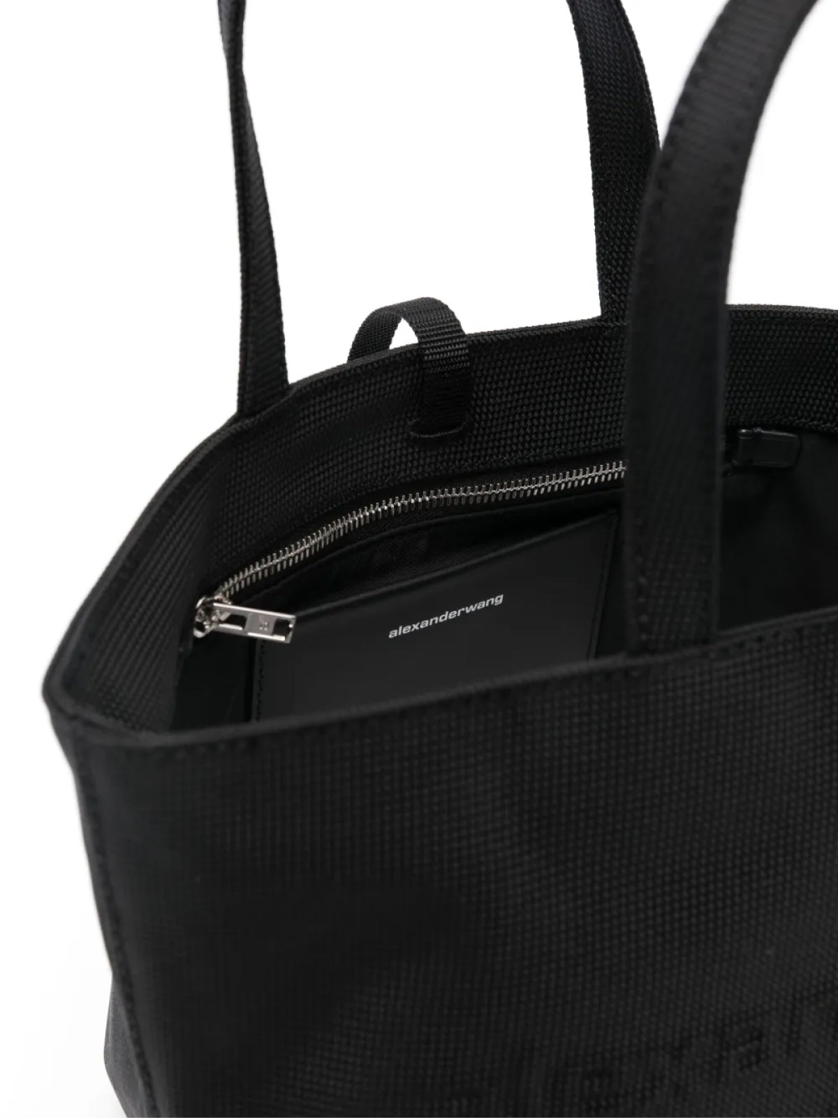 ALEXANDER WANG Mini Punch Logo Tote Handbag