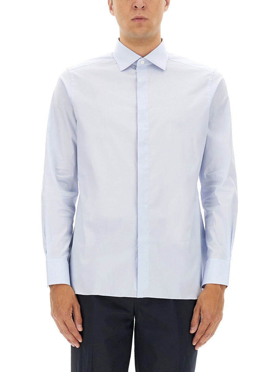 ZEGNA Classic Cotton Shirt for Men - Size 41