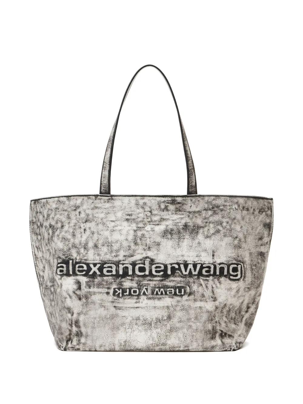 ALEXANDER WANG Punch Embossed Tote Handbag