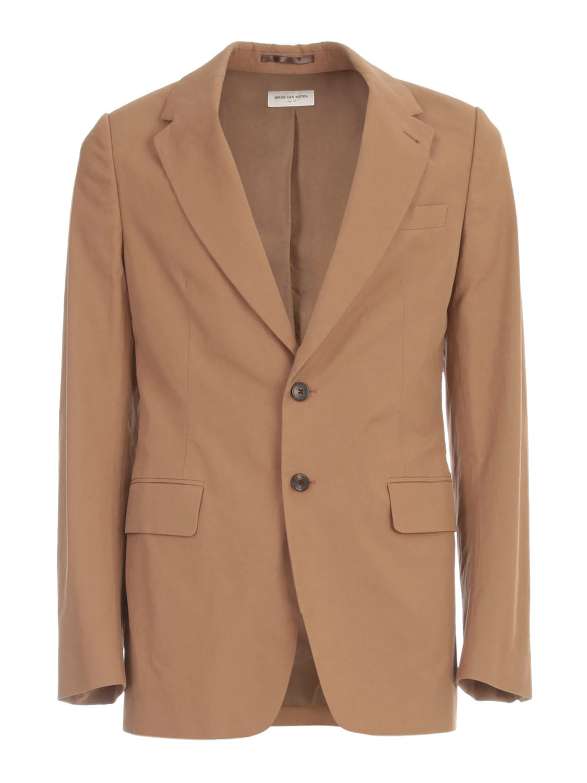 DRIES VAN NOTEN Men's Long Cotton Jacket