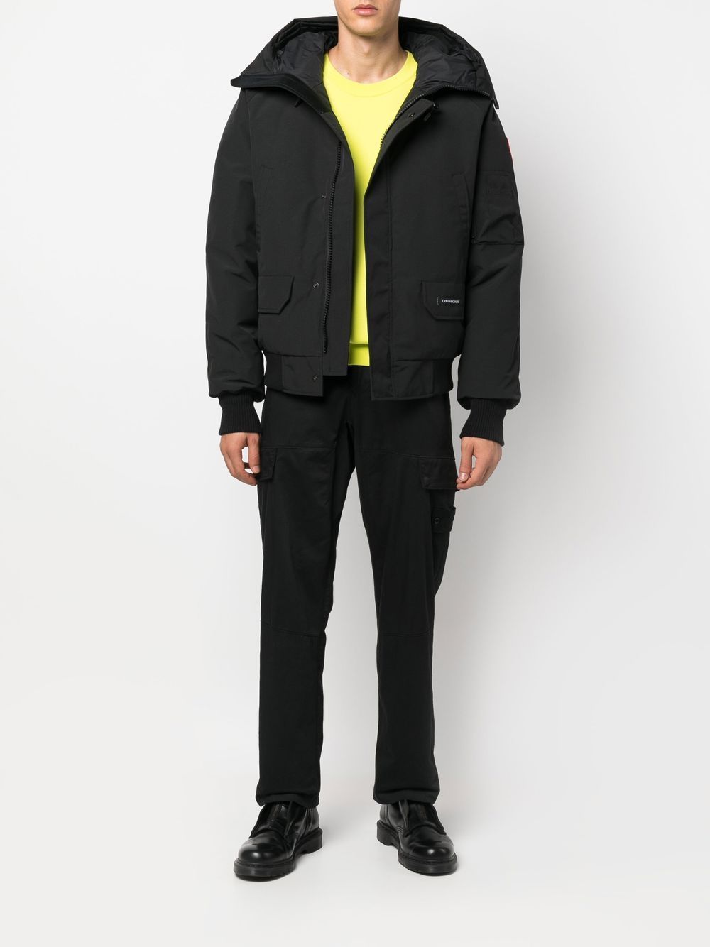 CANADA GOOSE Men's Regular Fit Bomber Jacket with Hood - FW25