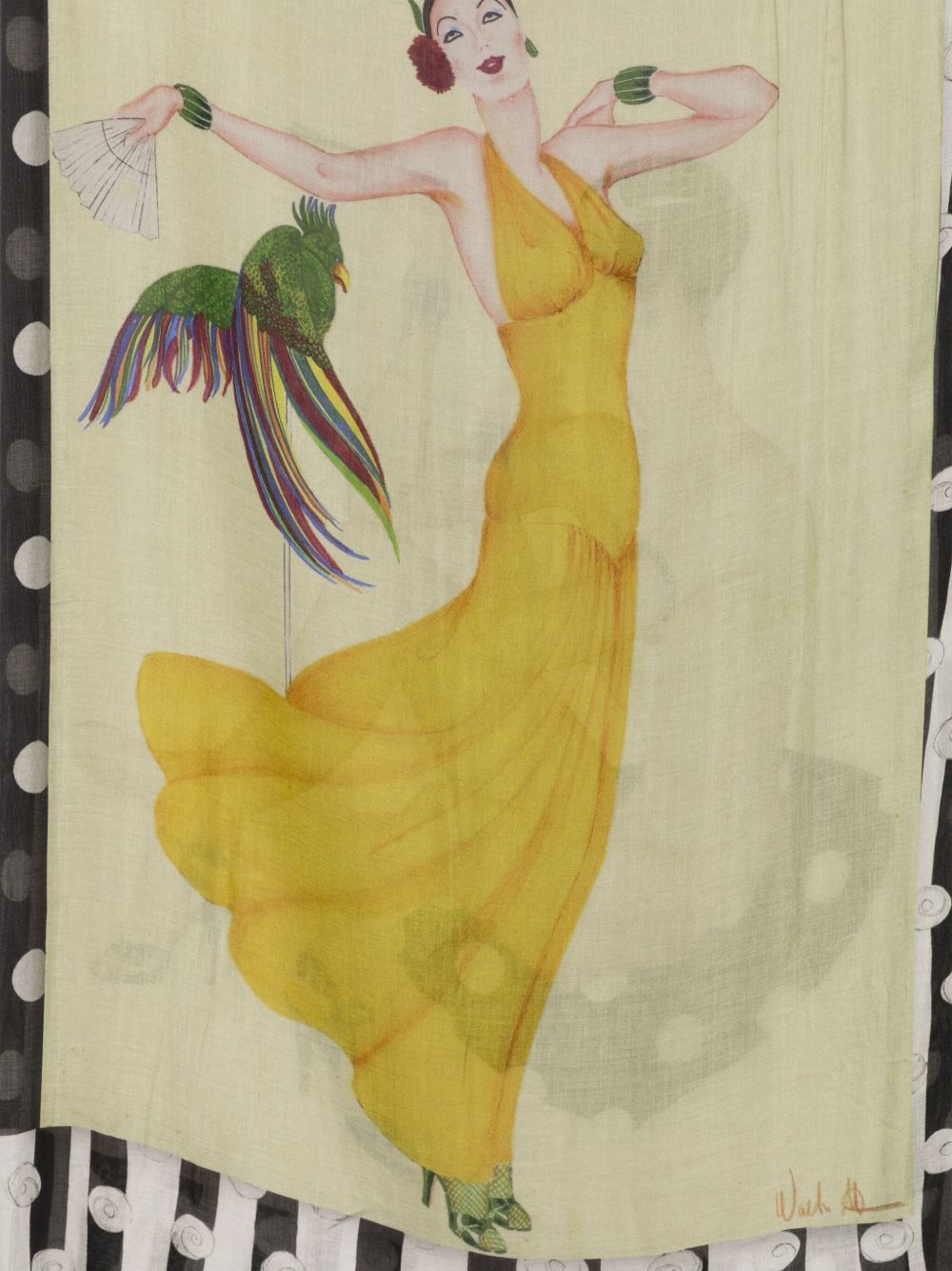 FALIERO SARTI Stylish Stole with Frayed Edges