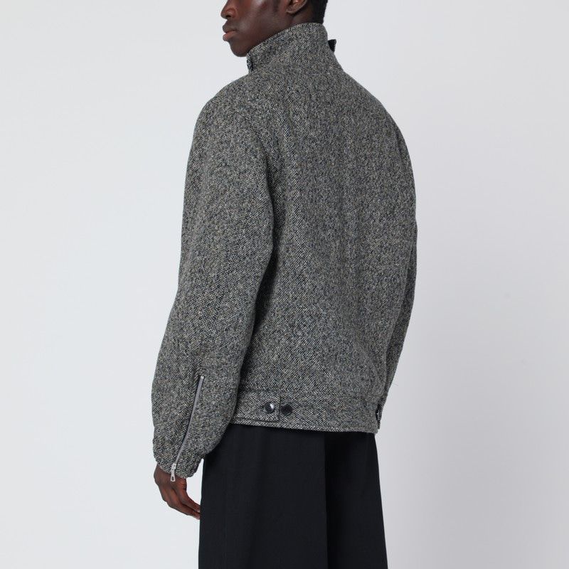 DRIES VAN NOTEN Patterned Zip-Up Wool Jacket for Men