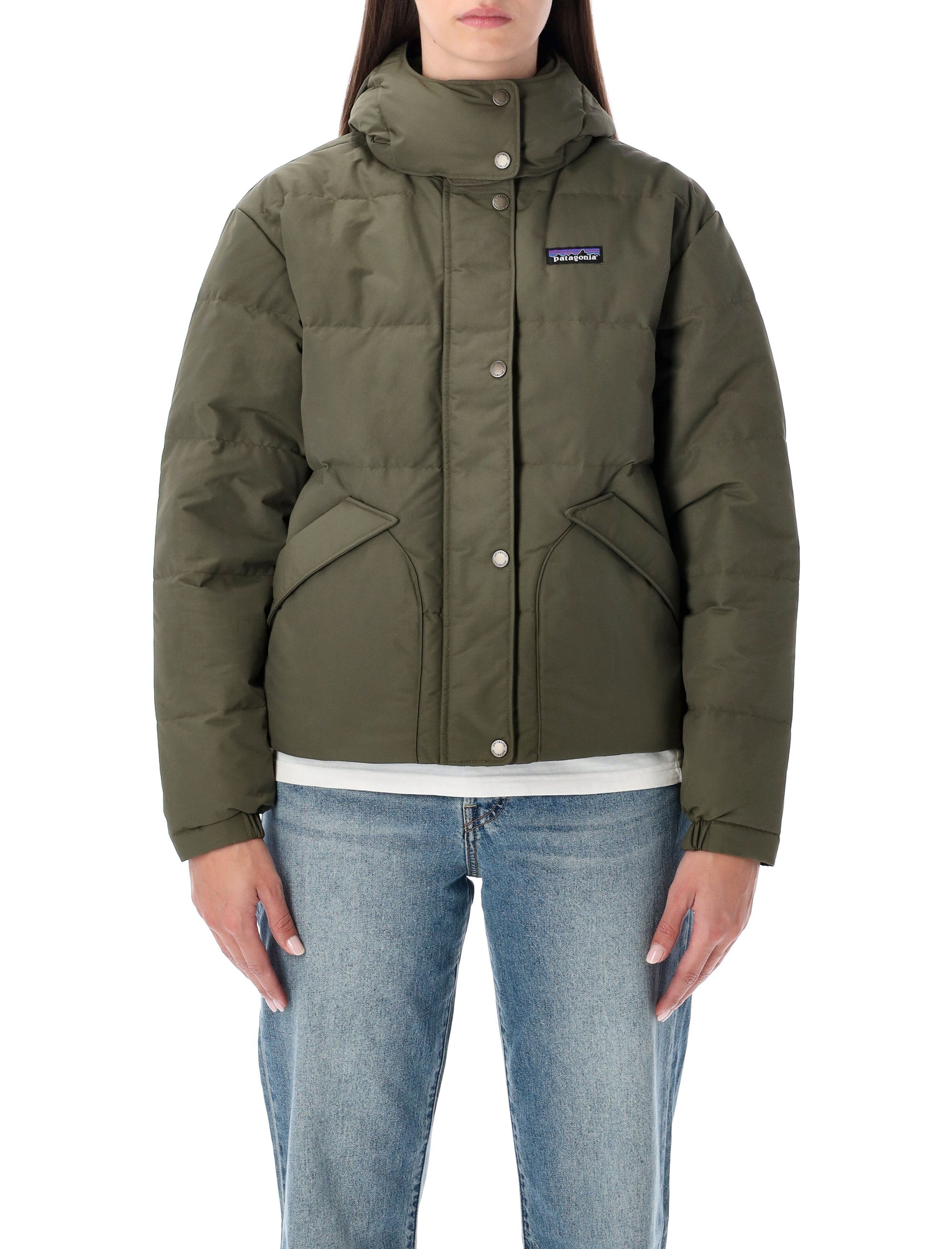 PATAGONIA Recycled Down Jacket with Removable Hood - Women's