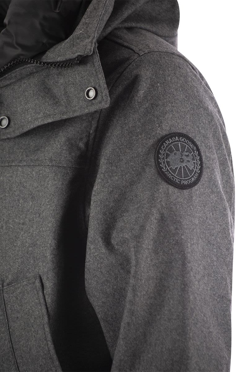 CANADA GOOSE Langford Hooded Parka Jacket for Men - Perfect for Winter