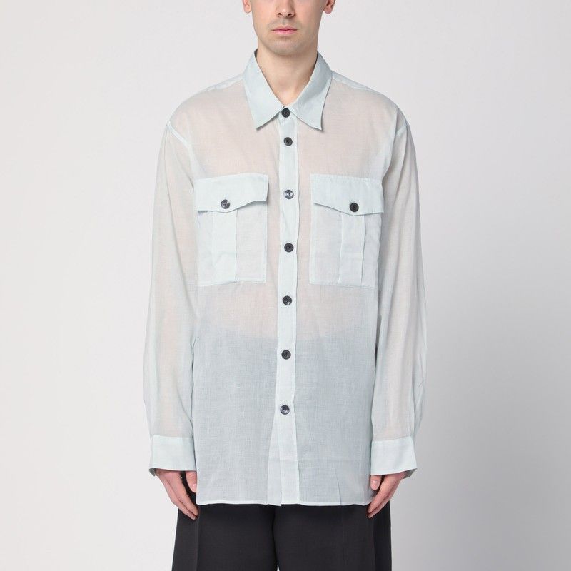 DRIES VAN NOTEN Light Cotton Shirt with Pockets for Men