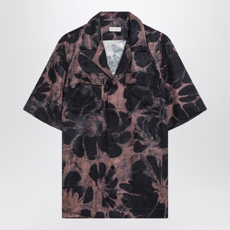 DRIES VAN NOTEN Floral Patterned Short Sleeve Shirt