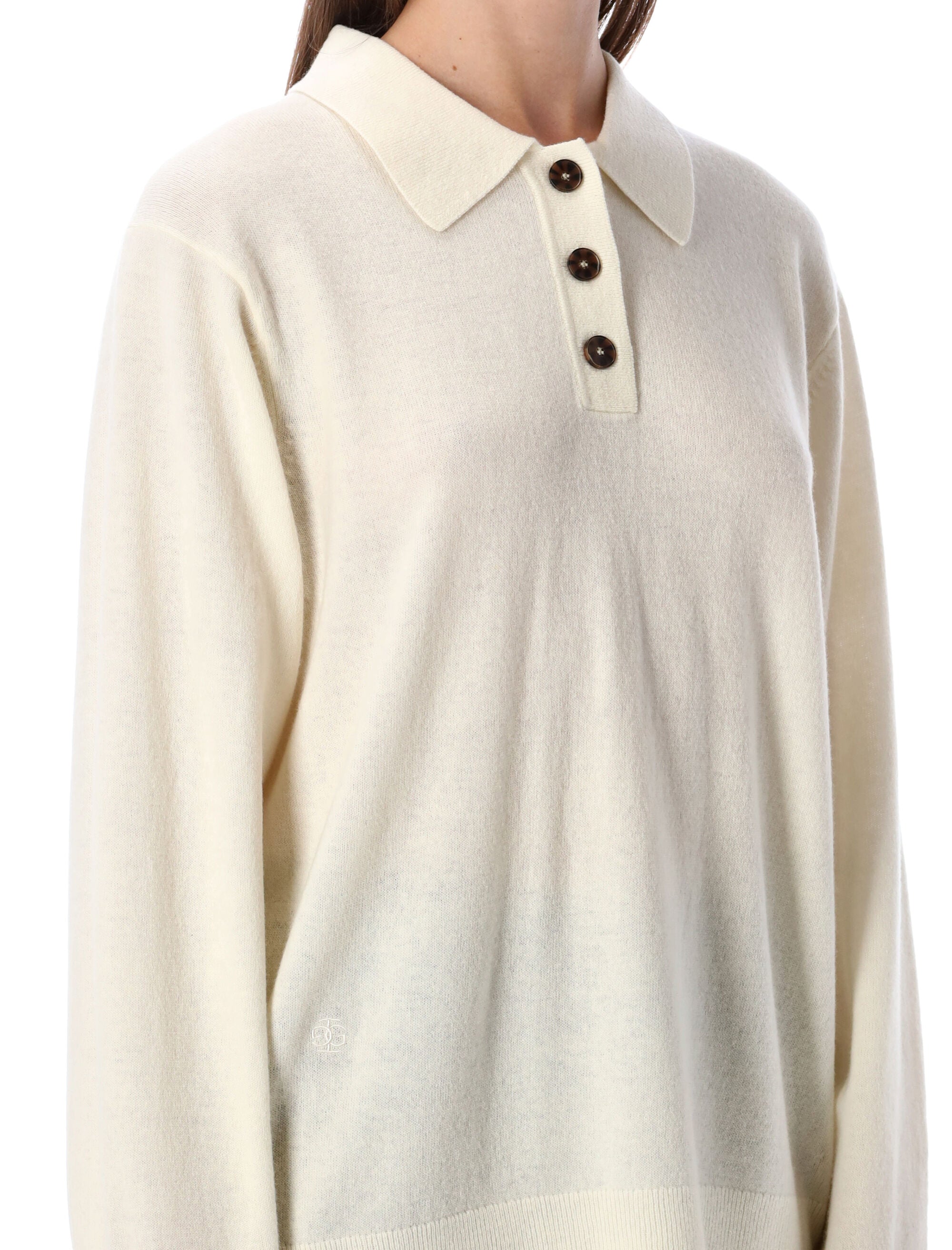 THE GARMENT Classic Polo Sweater - Size 8