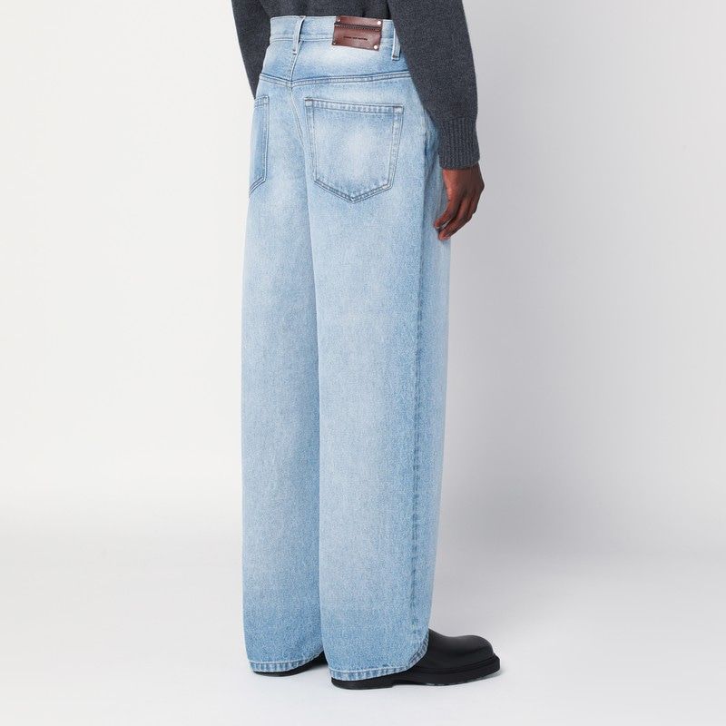 DRIES VAN NOTEN Faded Denim Jeans
