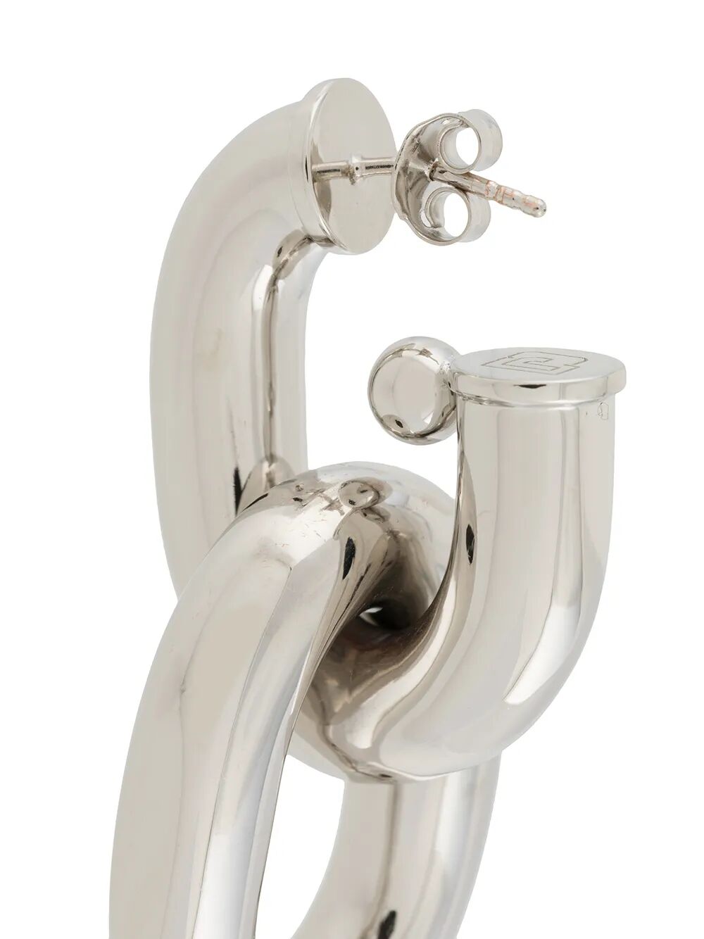 PACO RABANNE XL Link Double Hoop Earrings