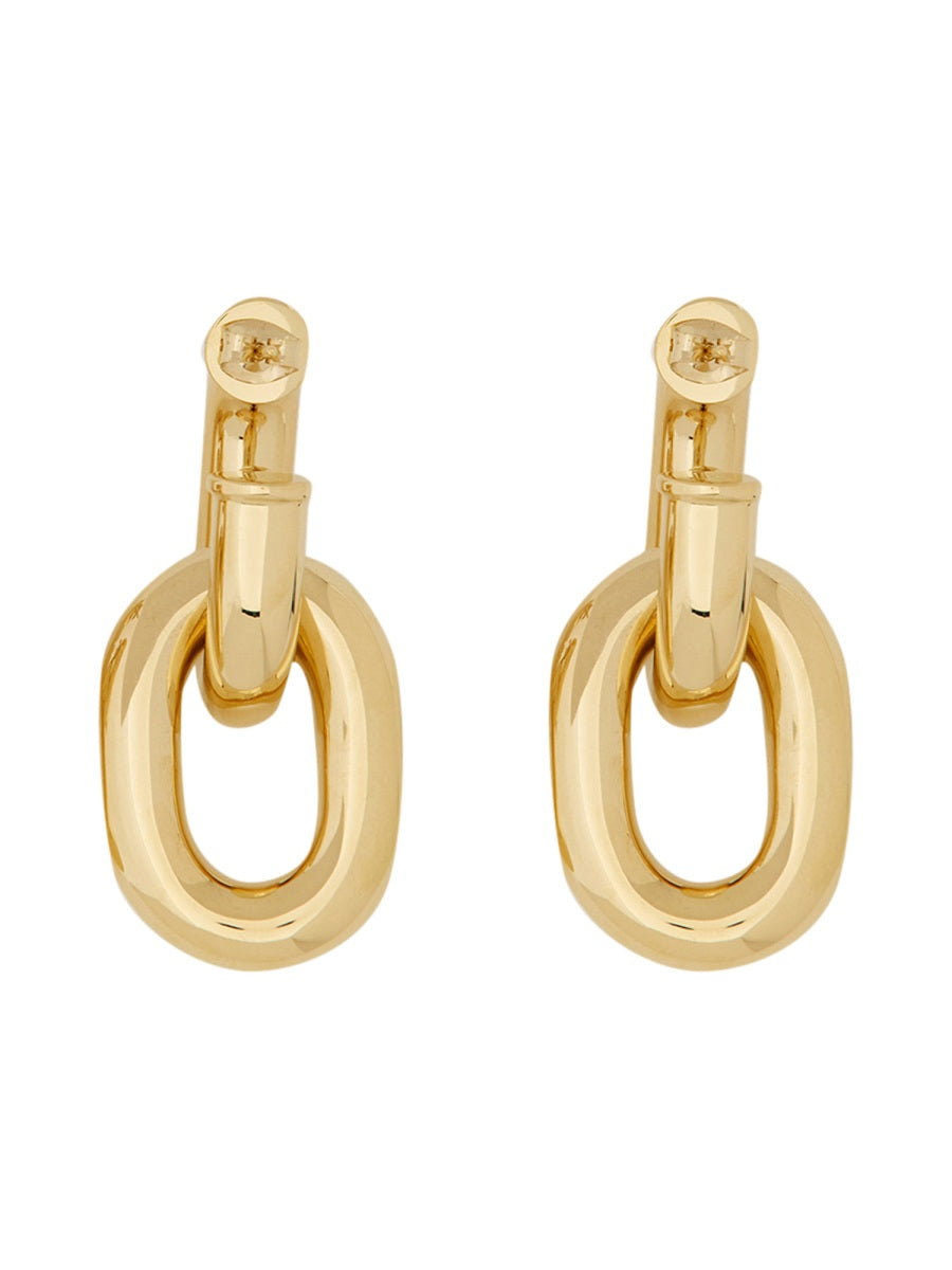 RABANNE Fashionable XL Link Double Circle Earrings