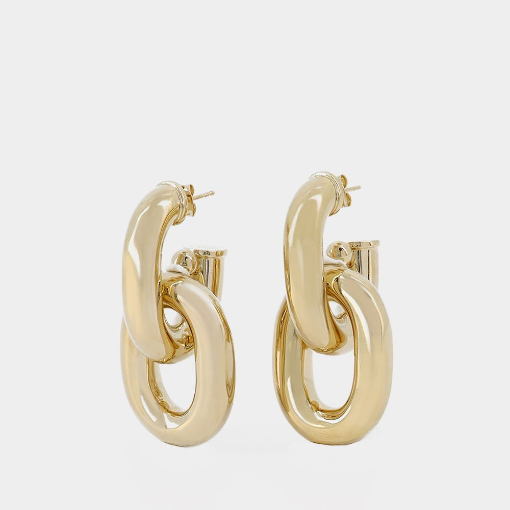 PACO RABANNE Oversized Link Hoops Earrings