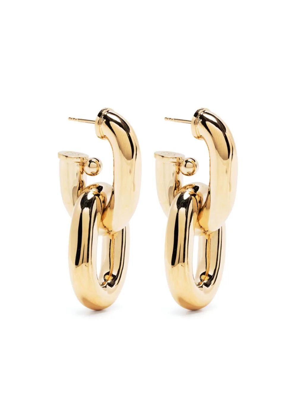 PACO RABANNE XL Link Double Earrings