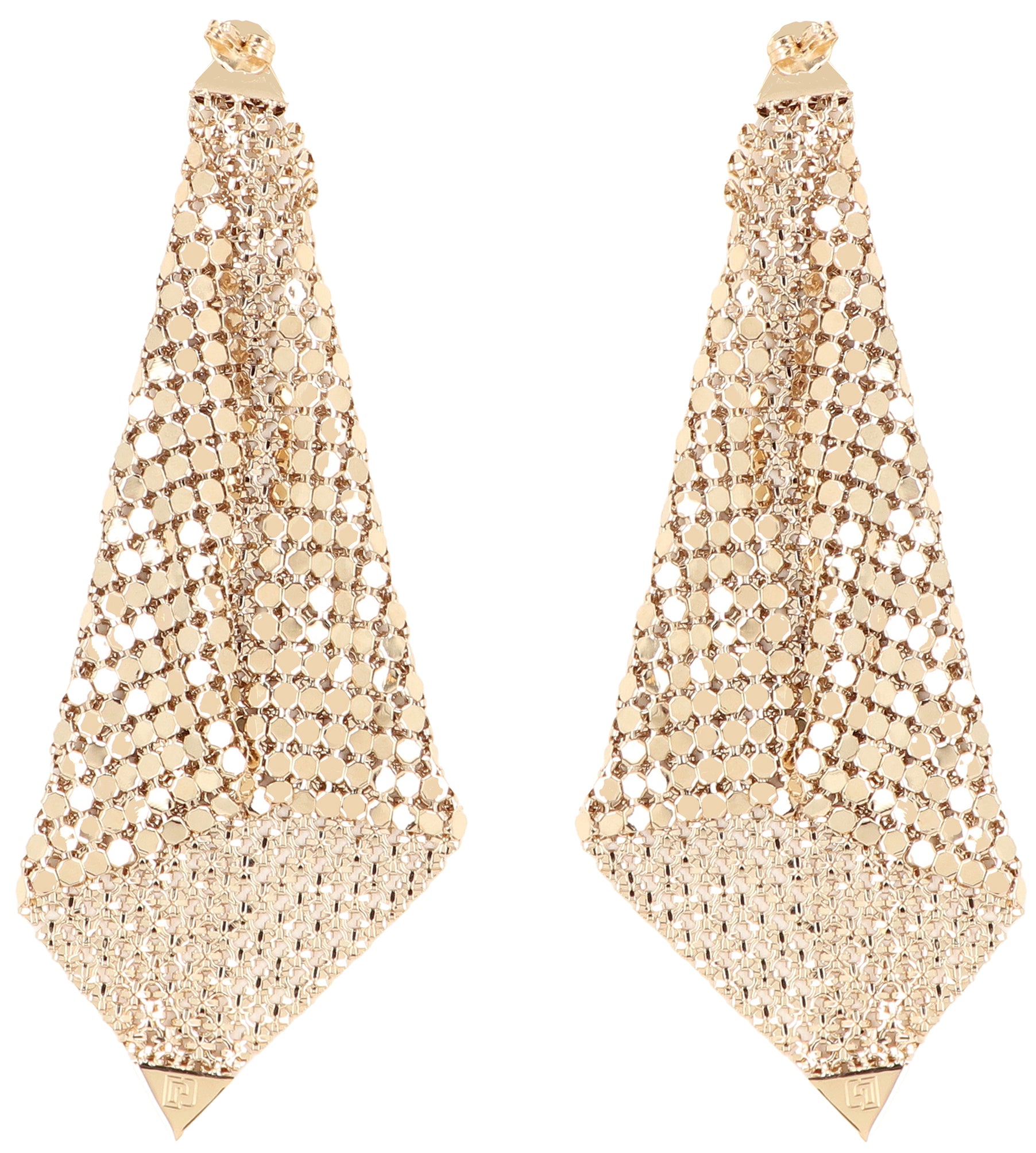 PACO RABANNE Mini Metallic Cascading Drop Earrings