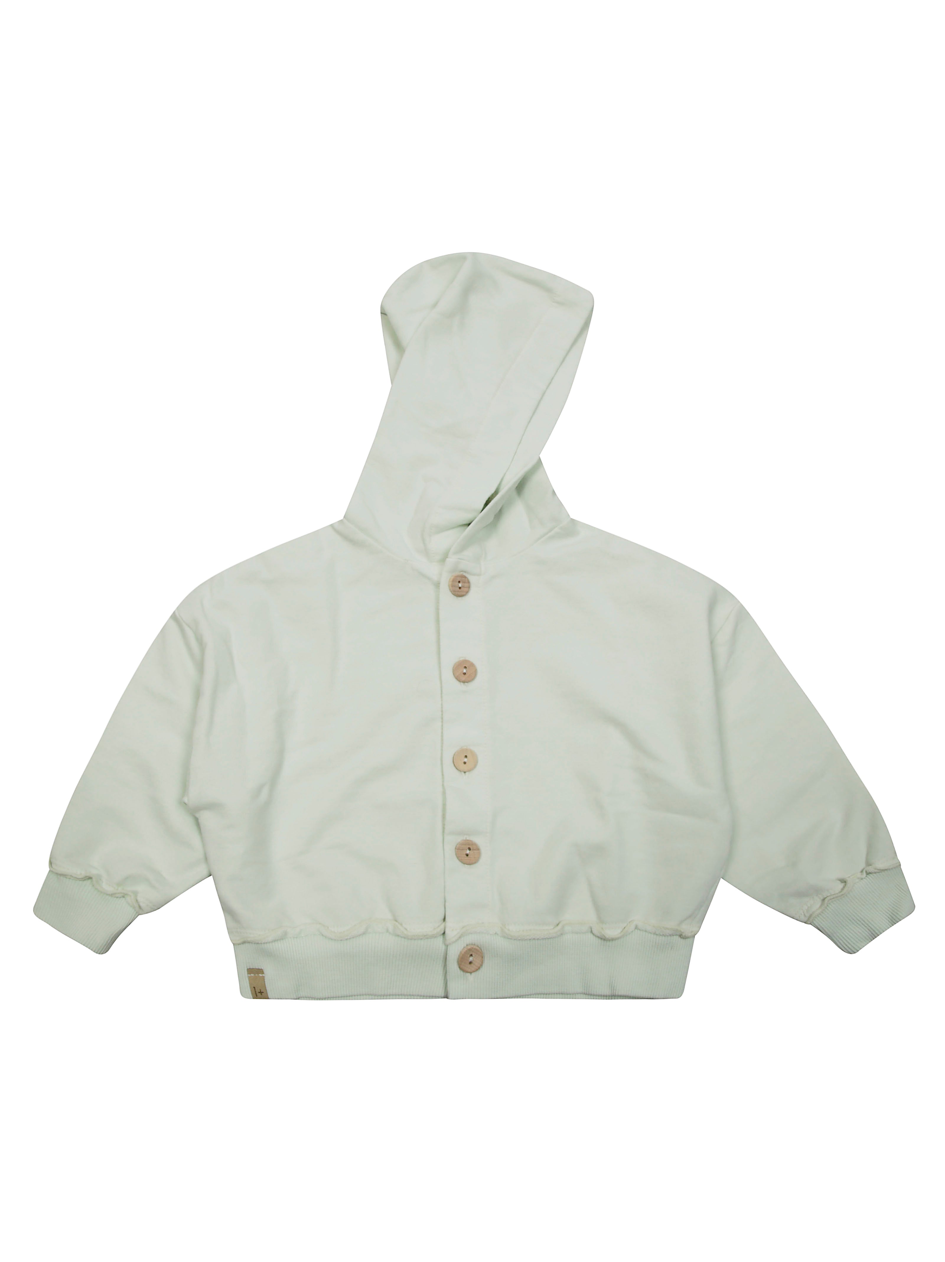 1+IN THE FAMILY Kids' Mini Hoodie Sweatshirt with Buttons