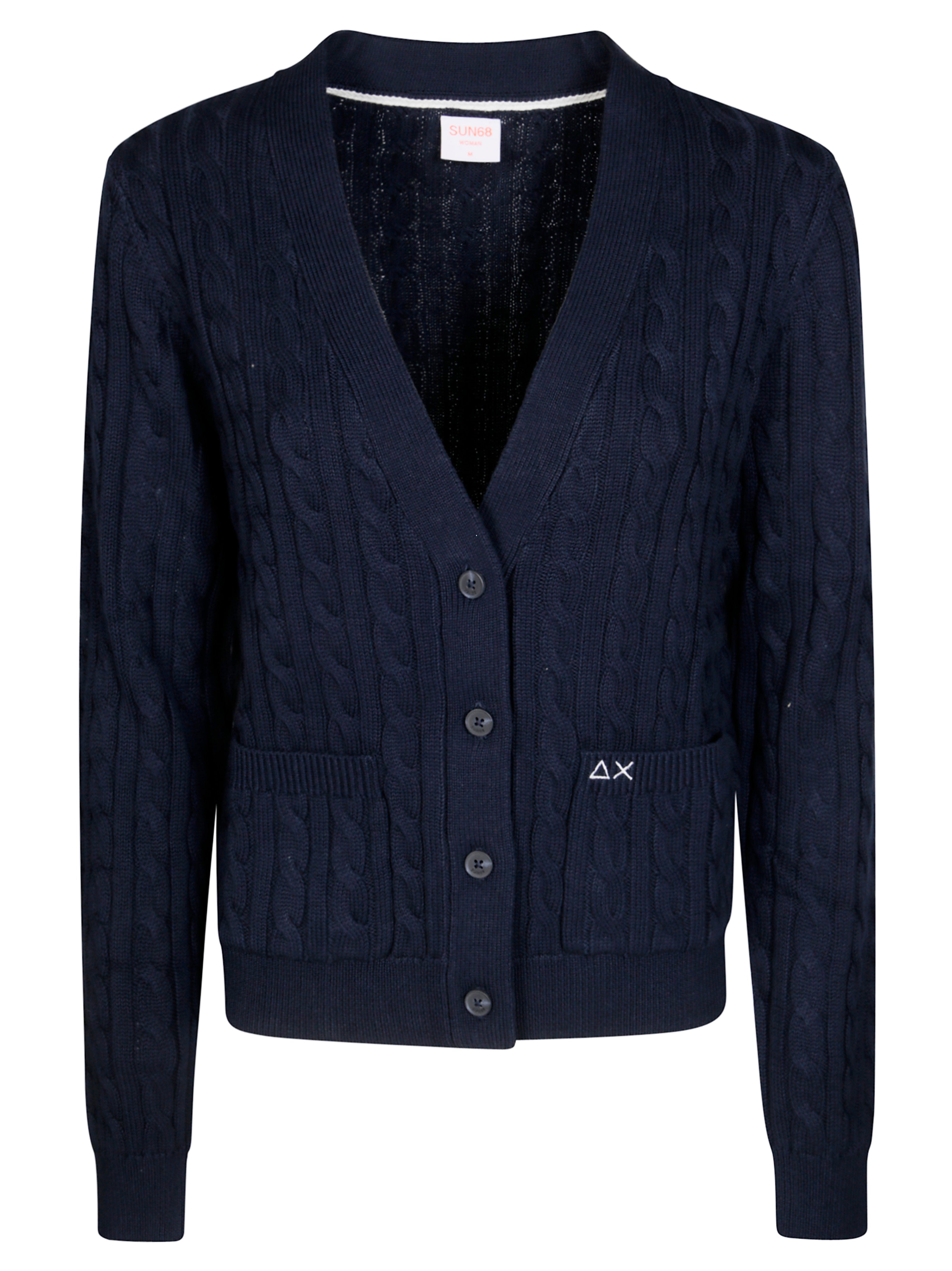 SUN 68 Men's Textured Cardigan