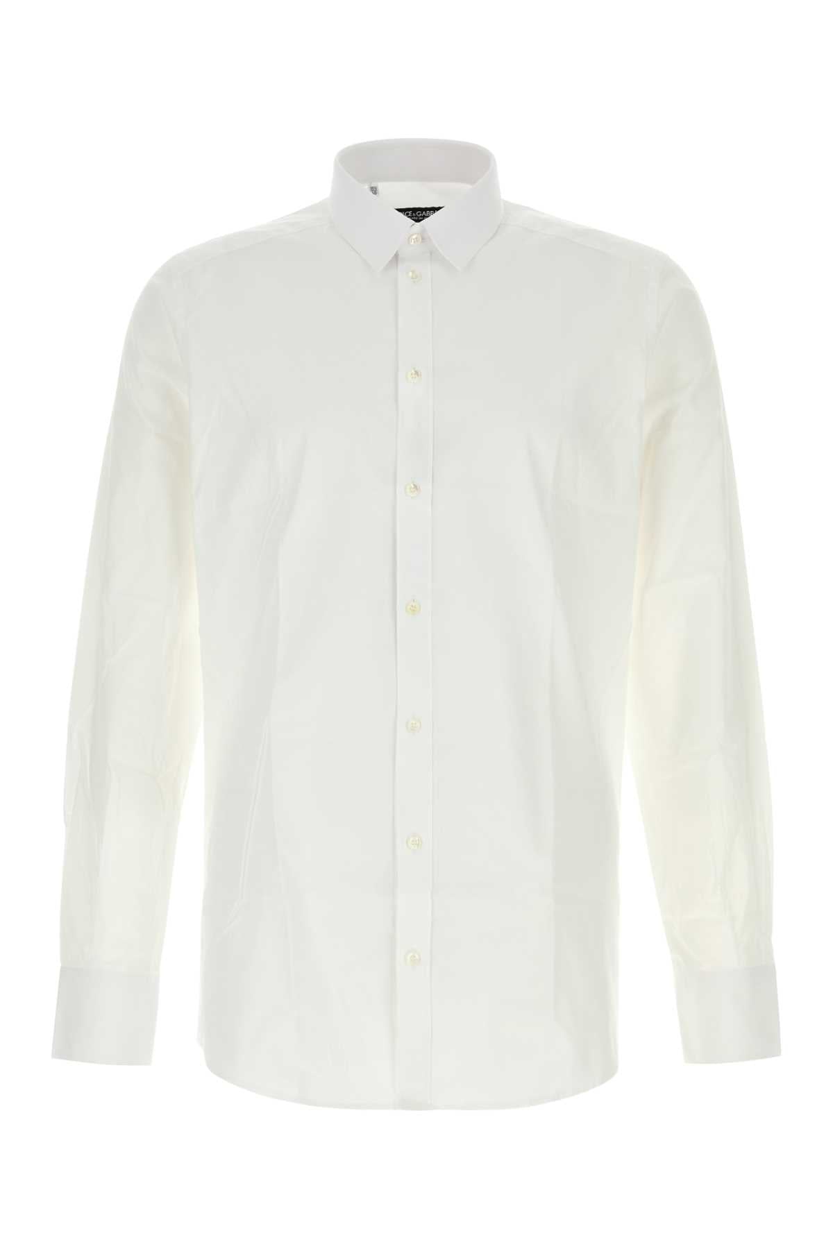 DOLCE & GABBANA Classic Poplin Shirt for Men