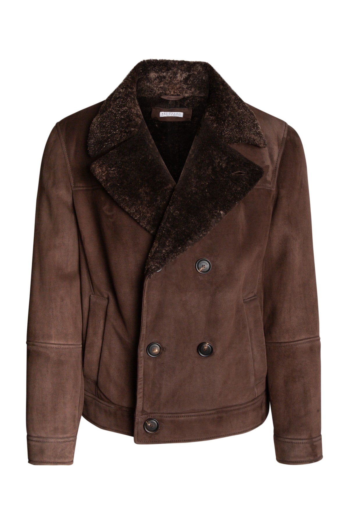 BRUNELLO CUCINELLI Elegant Half-Breasted Jacket for Men