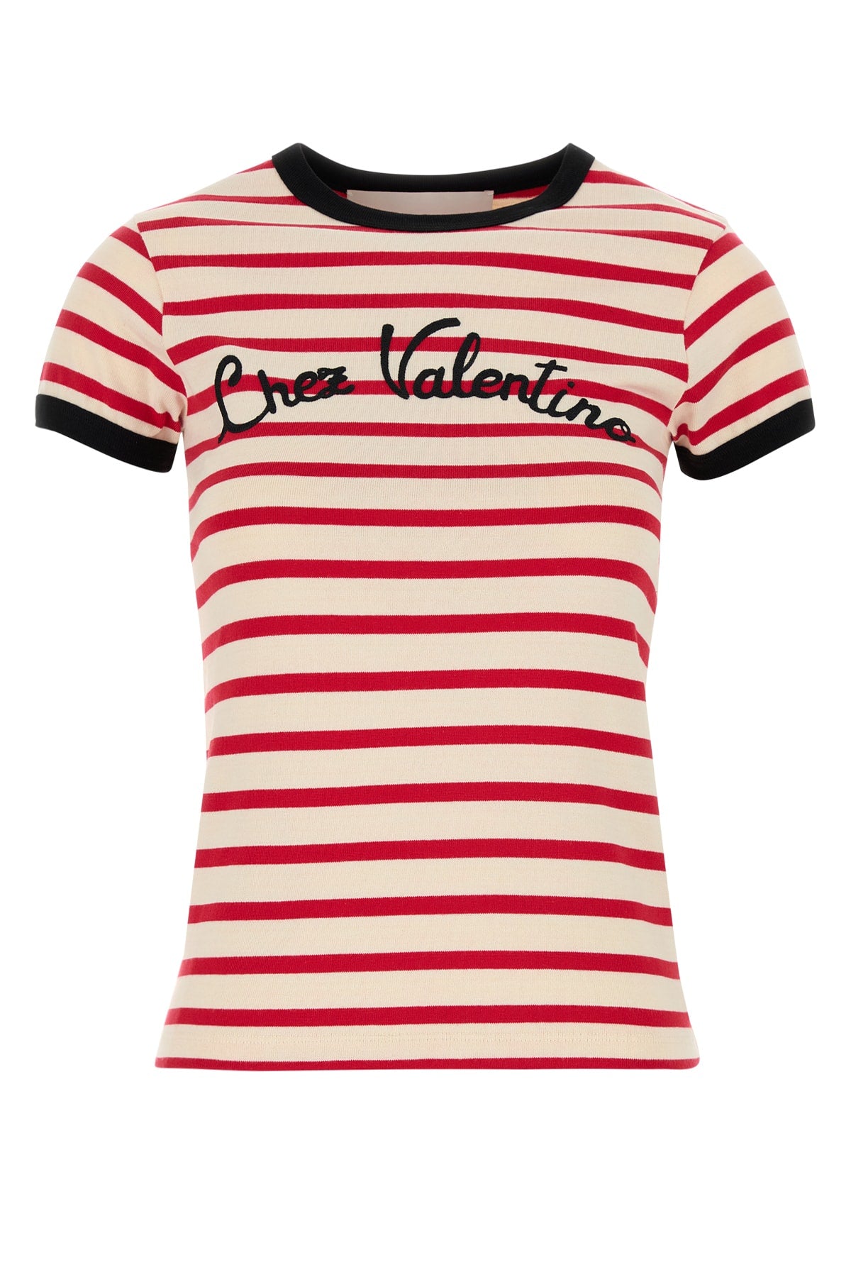 VALENTINO GARAVANI Embroidered Cotton T-Shirt for Women