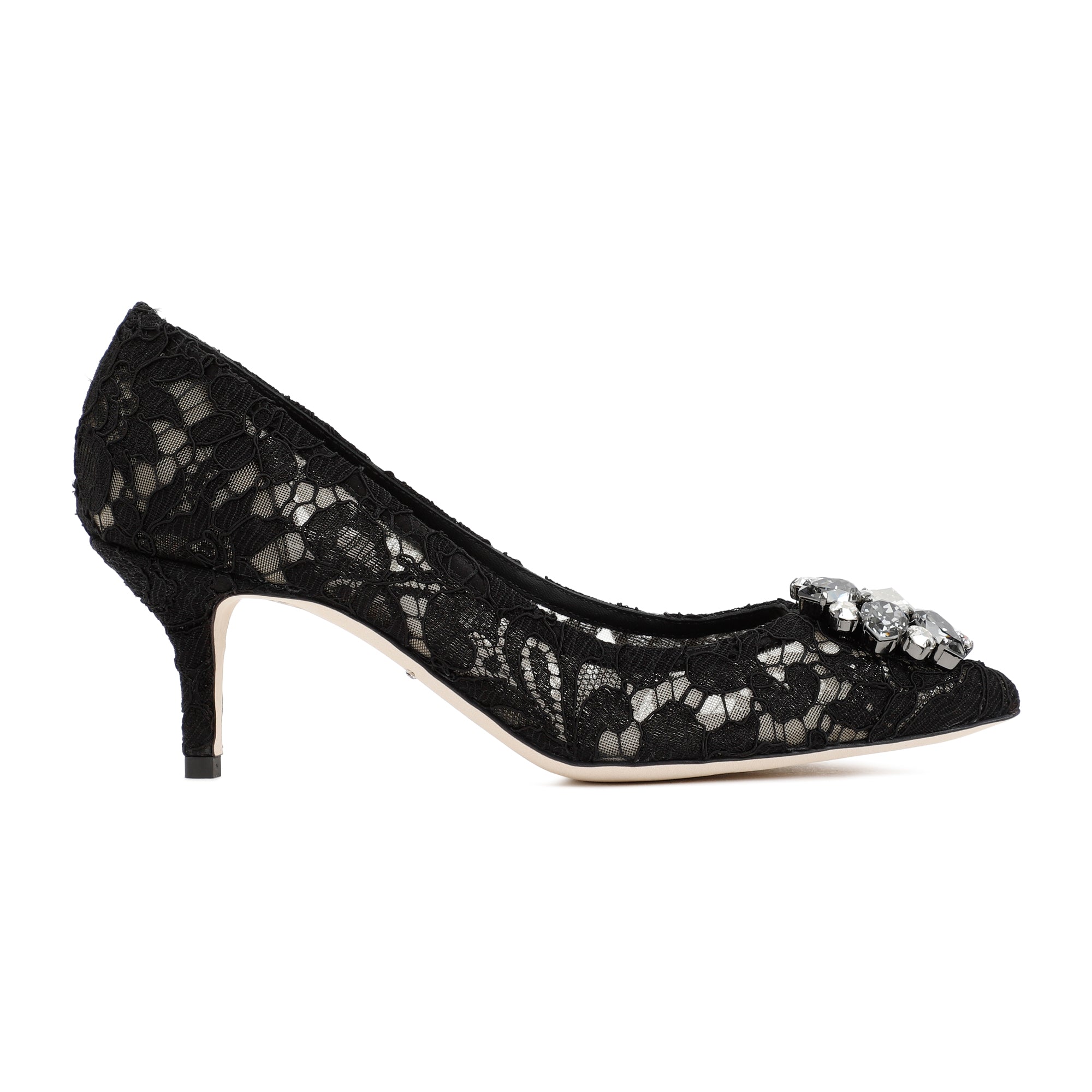 DOLCE & GABBANA Lace Pumps with 6cm Heel Height
