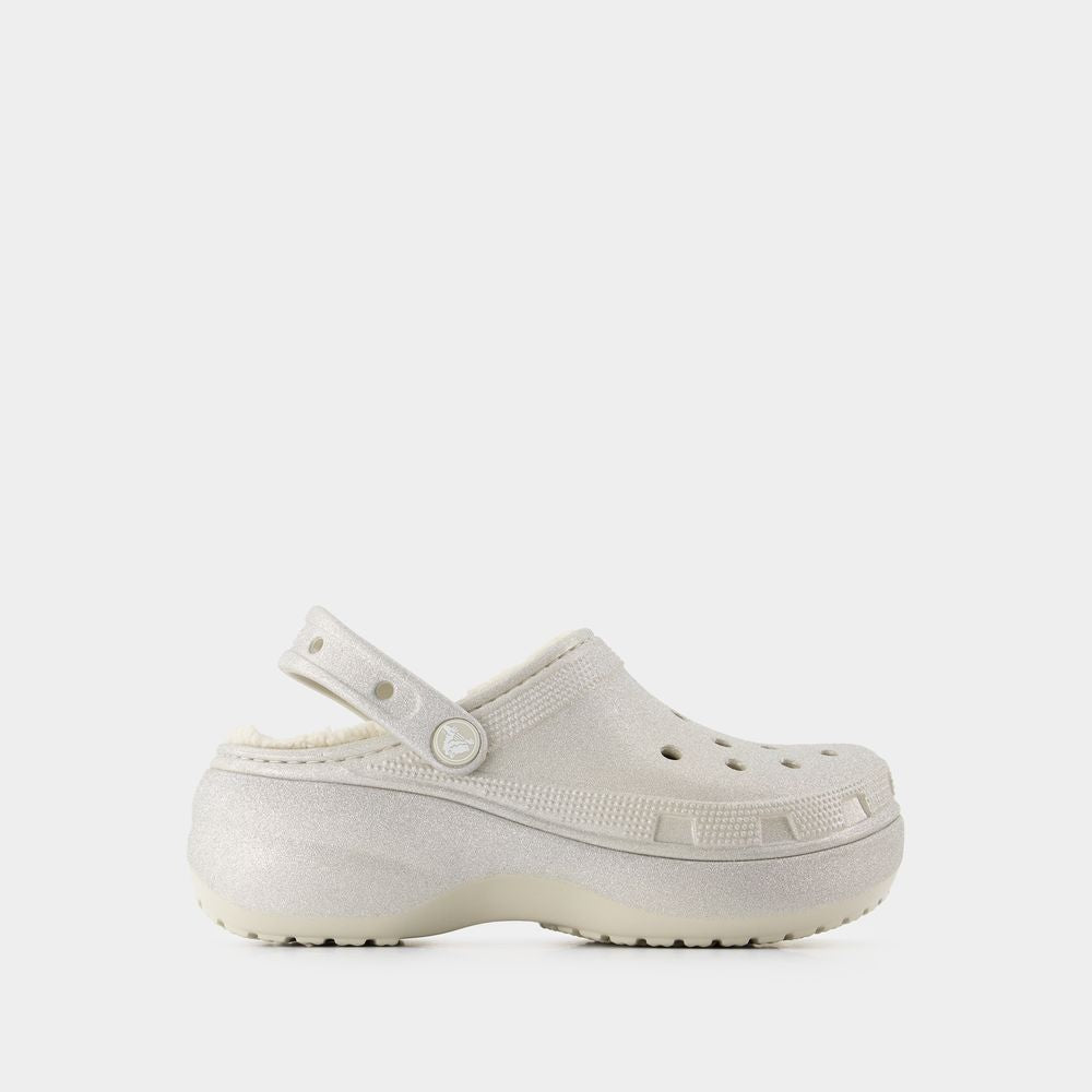 CROCS Classic Platform Glitter Sandals for Women - FW24 Edition