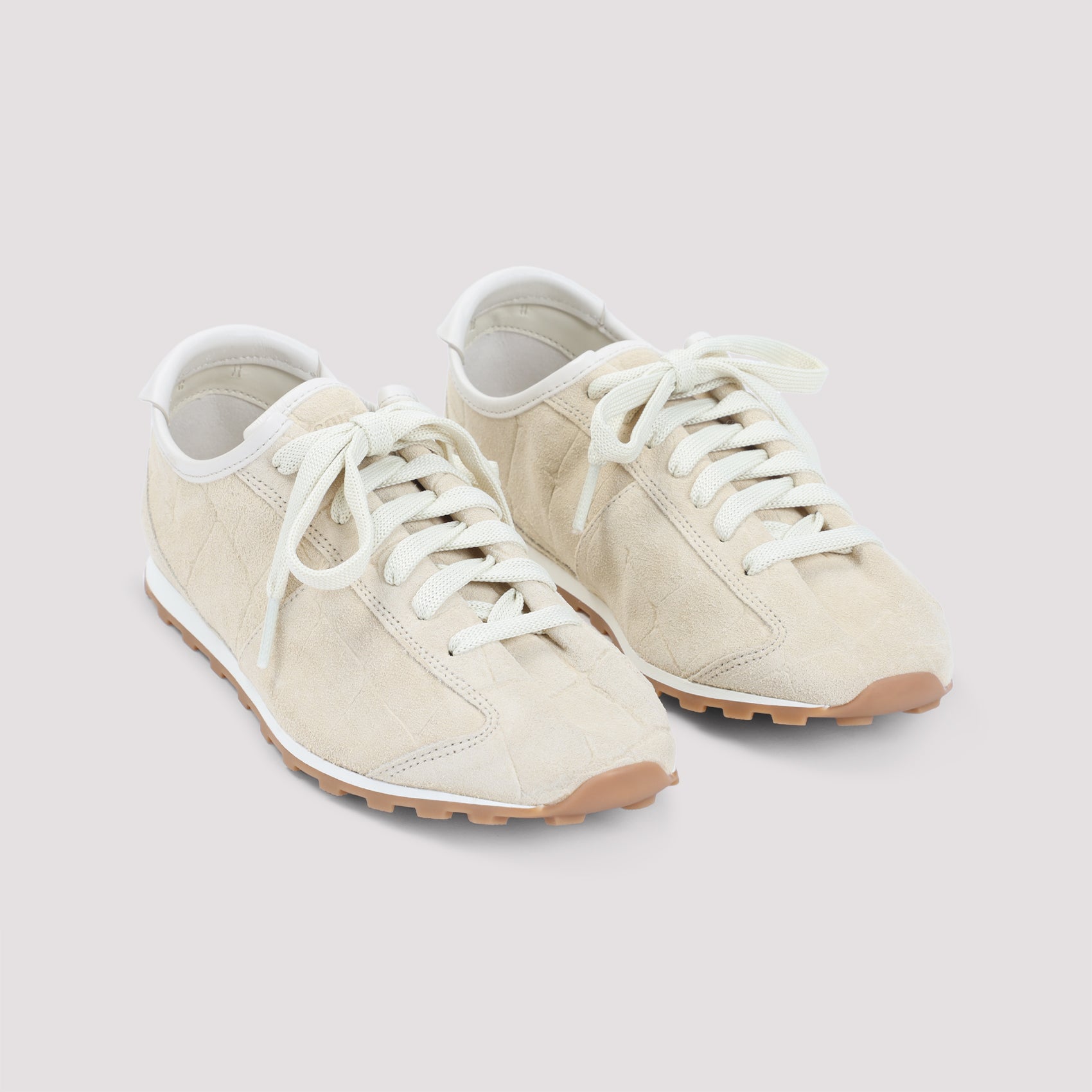 JACQUEMUS Men's Premium Suede Tennis Sneakers