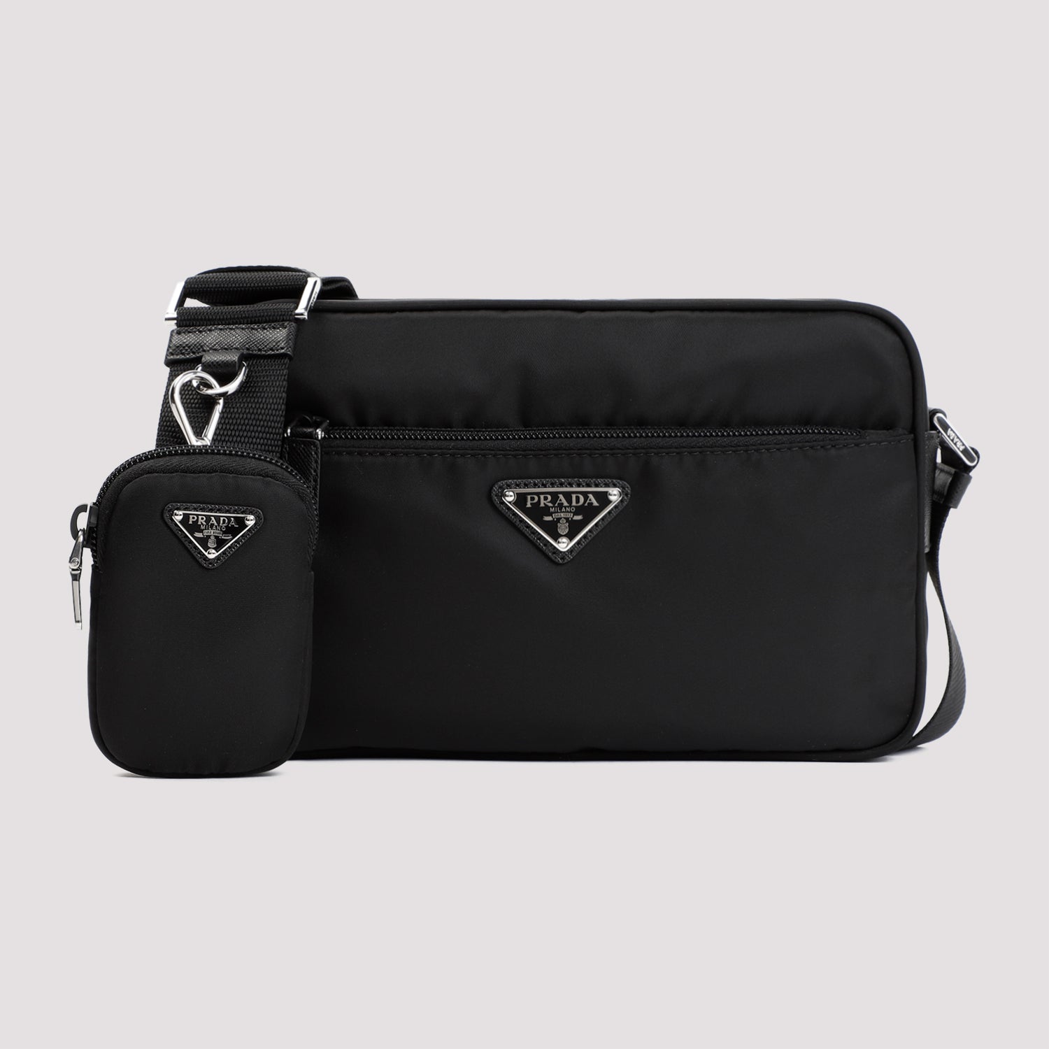 PRADA Men's Mini Shoulder Handbag - 23cm x 15cm x 7.5cm