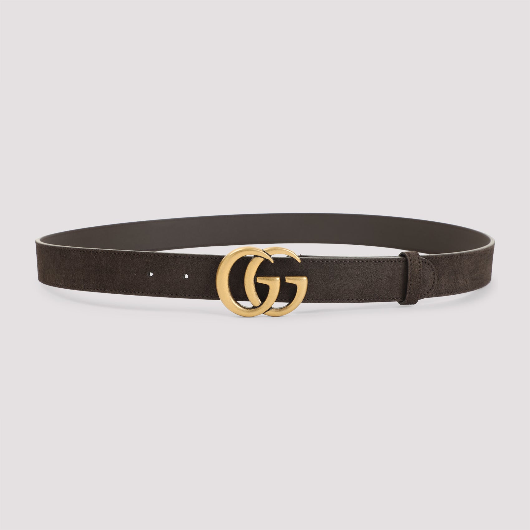 GUCCI Men's Classic Suede Belt - 3cm Width