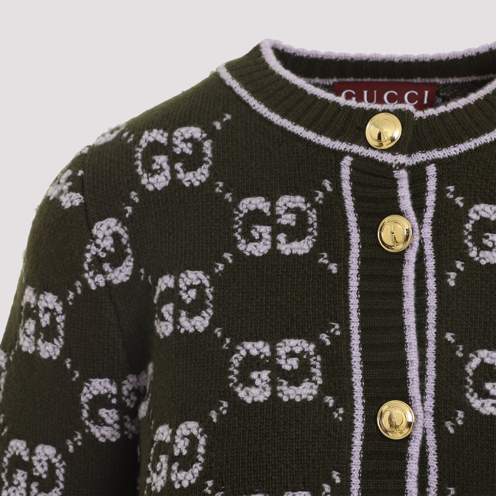 GUCCI Men's Wool Cardigan