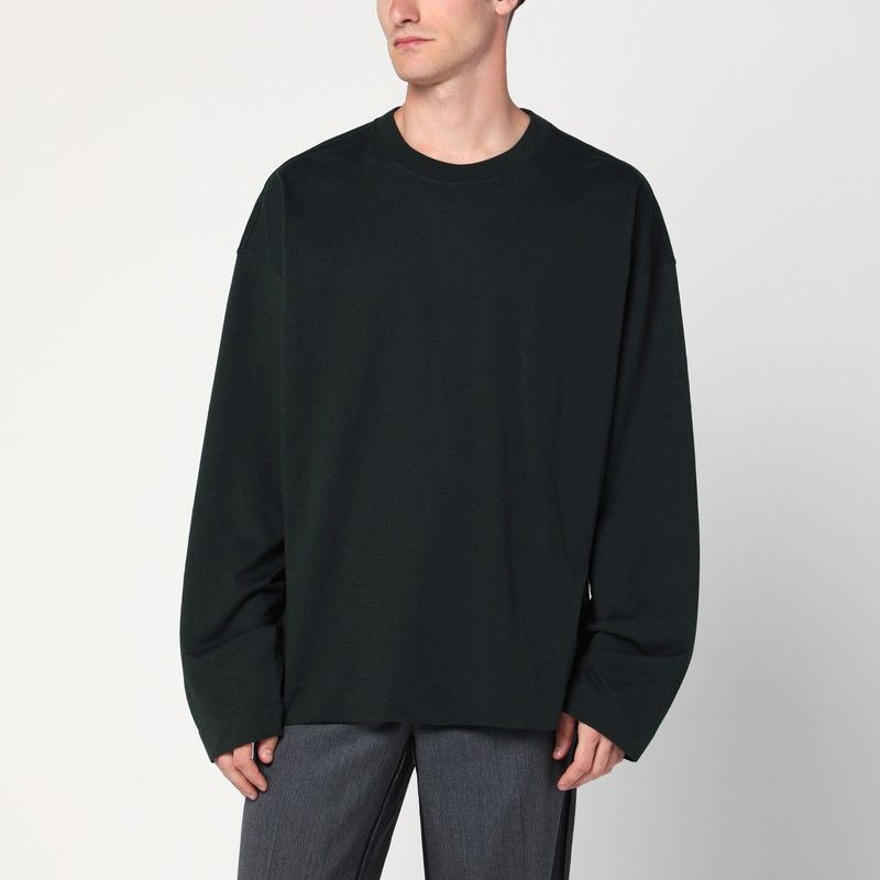 DRIES VAN NOTEN Men's Long Sleeve Cotton Sweater