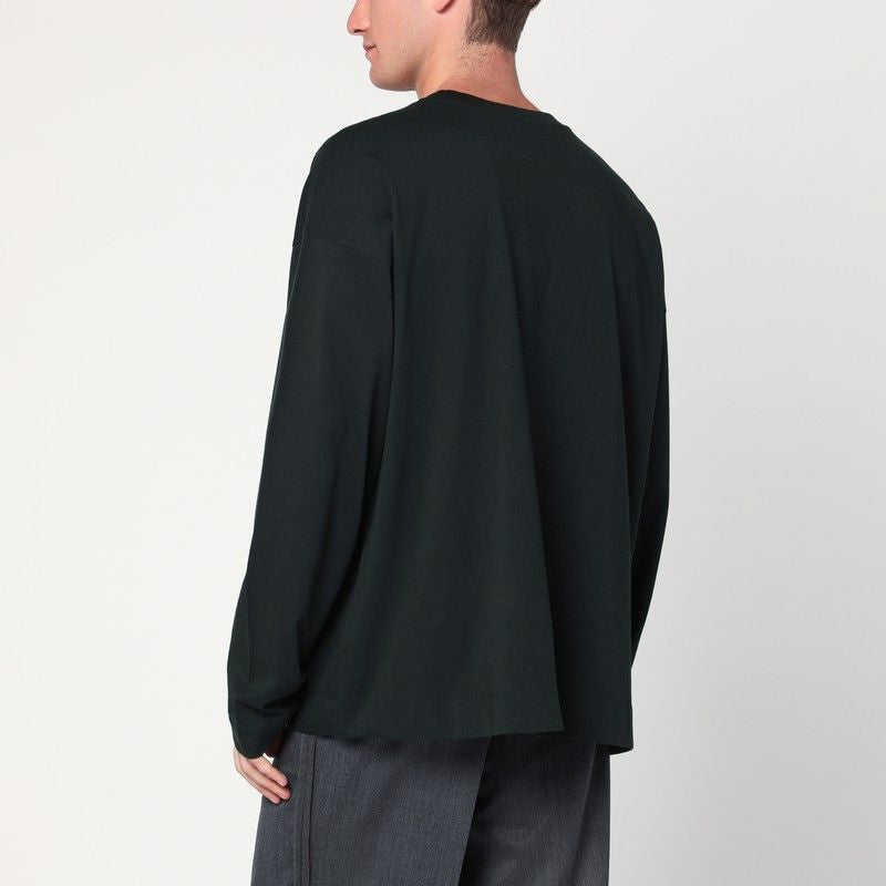 DRIES VAN NOTEN Men's Long Sleeve Cotton Sweater