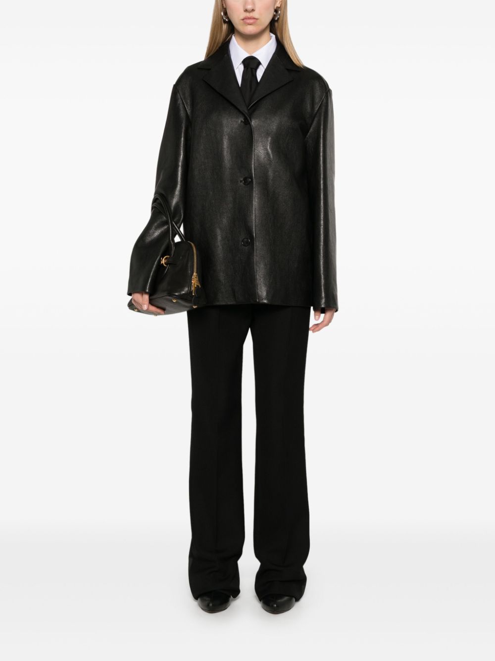 MAX MARA PIANOFORTE Elegant Wool Trousers with Side Stripe Detailing