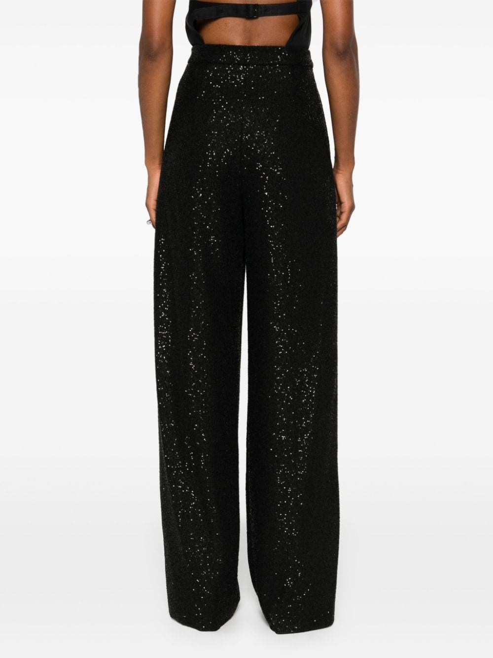 MAX MARA PIANOFORTE Tailored Wool Blend Trousers