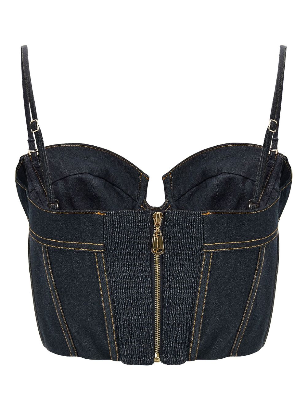 ZIMMERMANN Mini Denim Corset Top