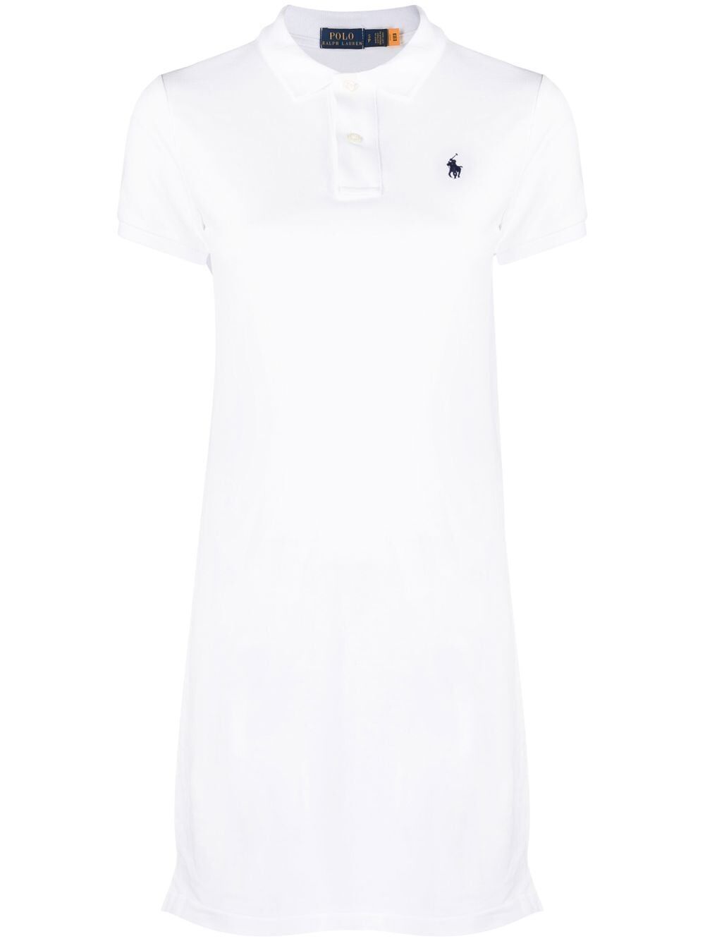 POLO RALPH LAUREN Short Sleeve Polo Neck Mini Dress