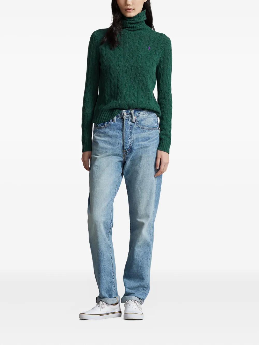 POLO RALPH LAUREN Women's Long Sleeve Pullover Wool Blend Sweater