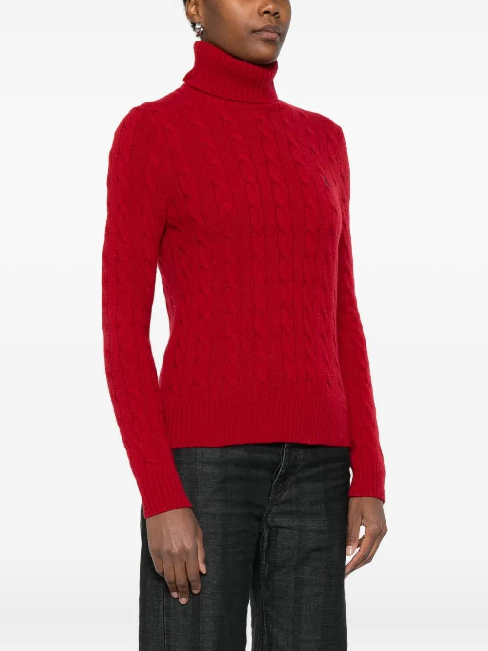 POLO RALPH LAUREN Women's Cozy Wool Blend Long Sleeve Pullover Sweater