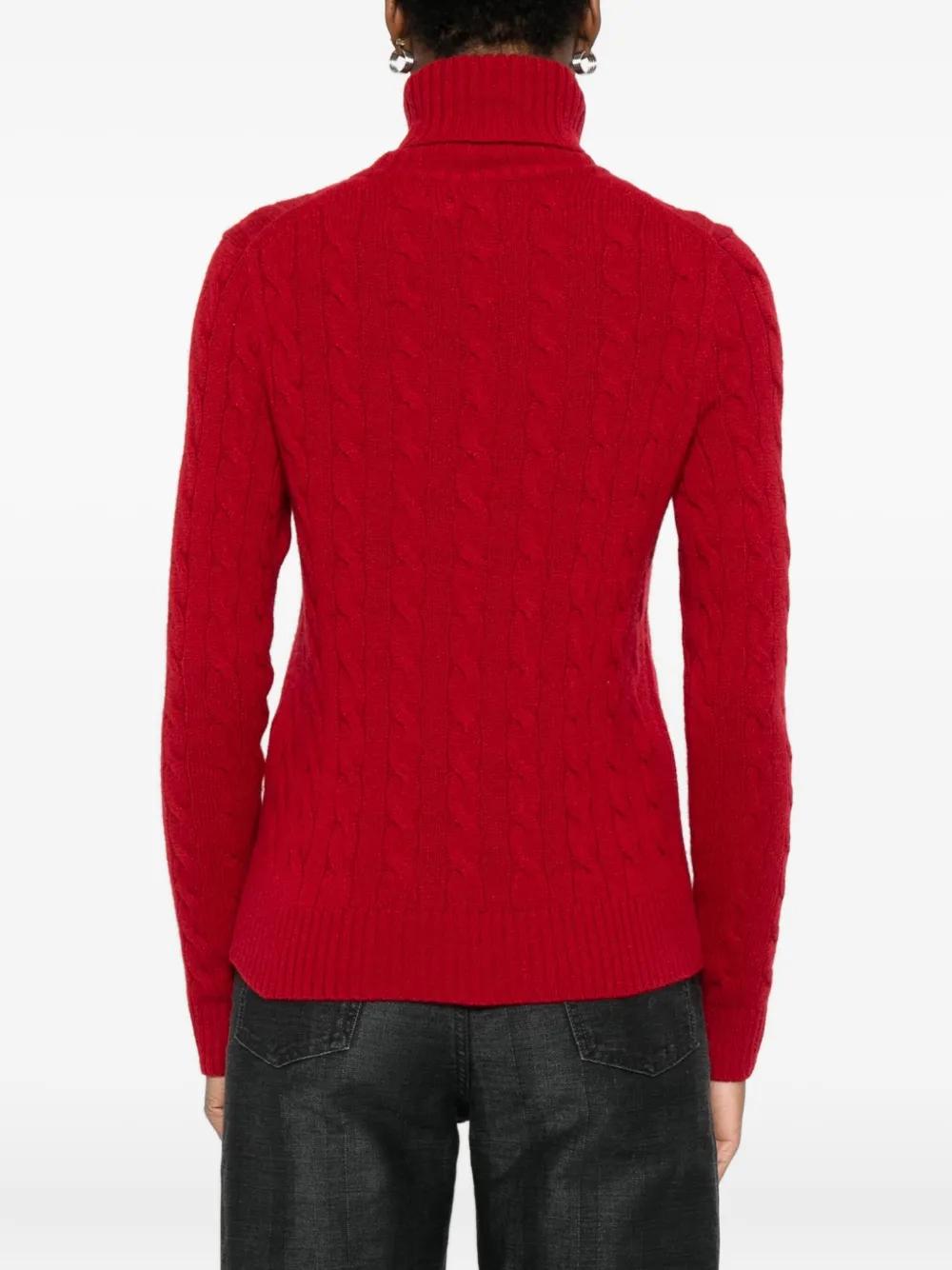 POLO RALPH LAUREN Women's Cozy Wool Blend Long Sleeve Pullover Sweater