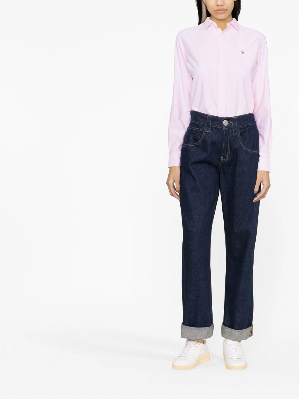 POLO RALPH LAUREN Long Sleeve Button Front Shirt for Women