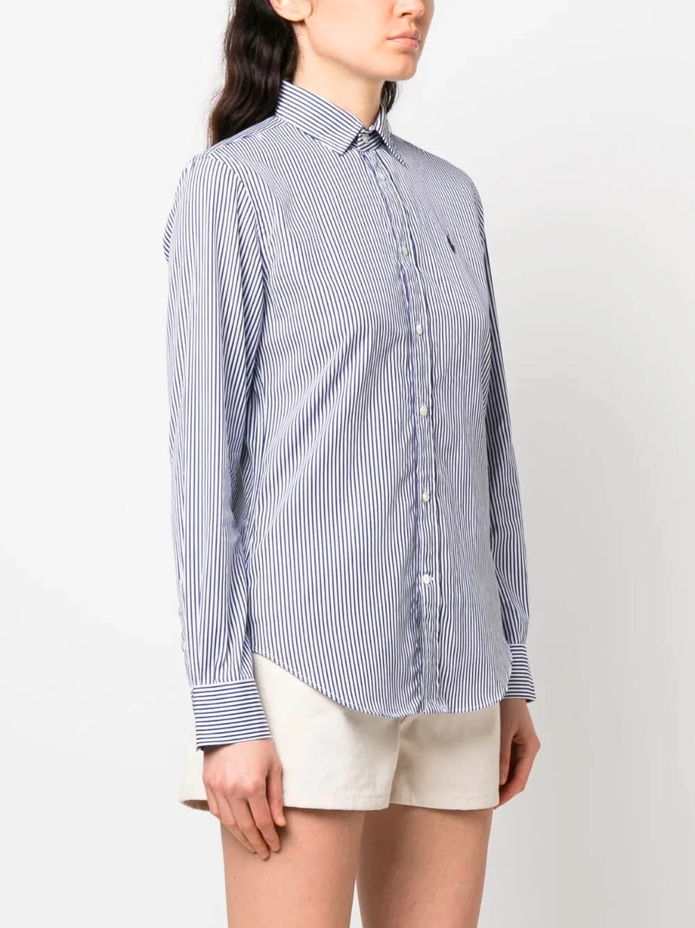 POLO RALPH LAUREN Women's Striped Button-Up Shirt Size 2