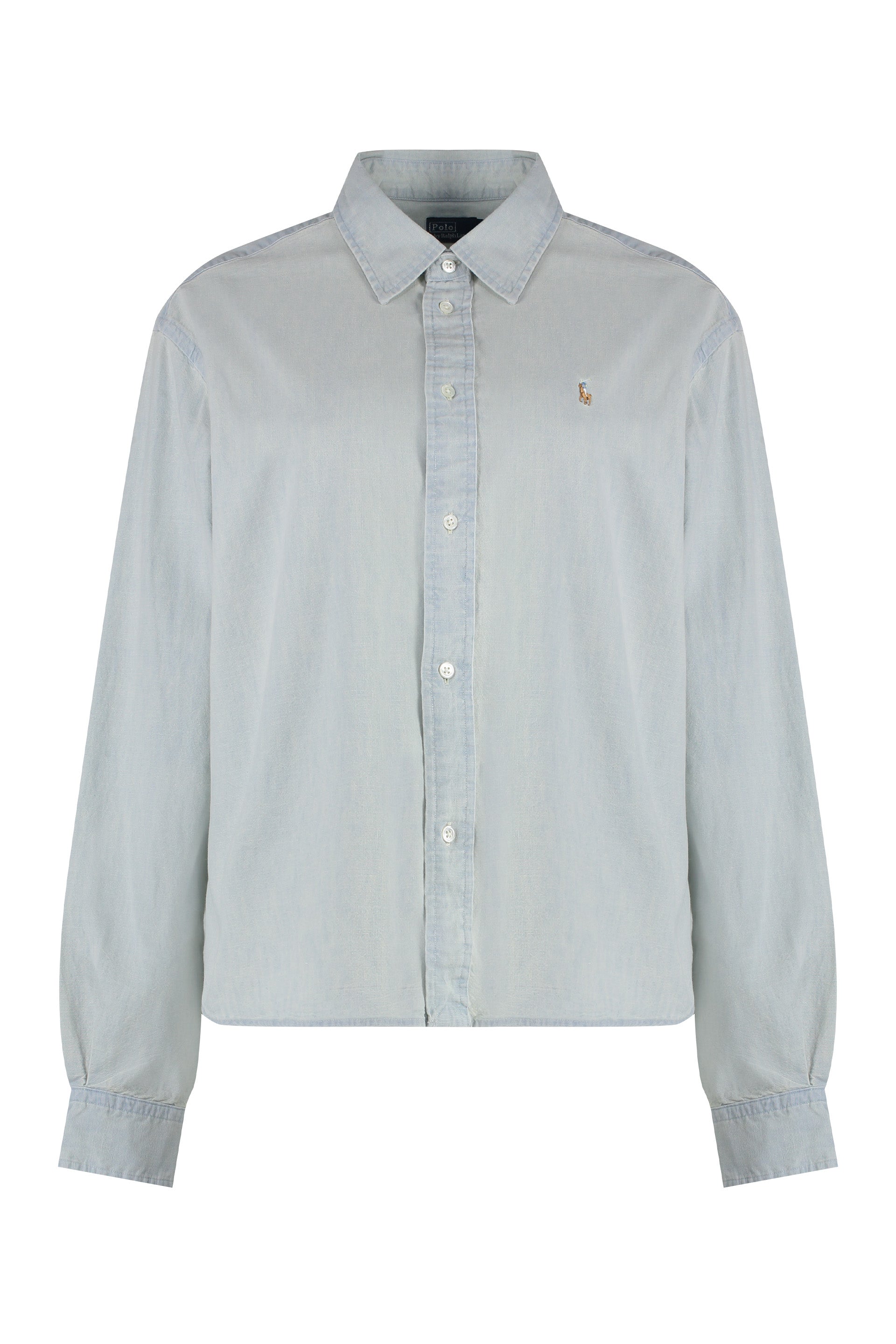 POLO RALPH LAUREN Short Square Chambray Shirt for Women