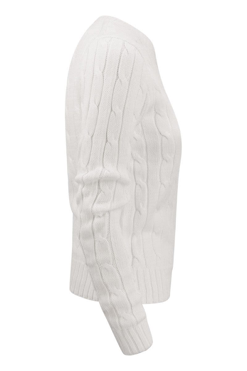 POLO RALPH LAUREN Slim-Fit Cable Knit Top