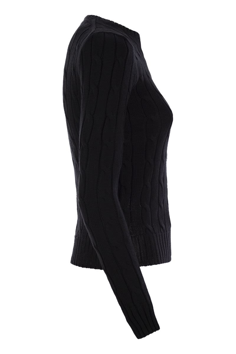 POLO RALPH LAUREN Slim-Fit Cable Knit Sweater