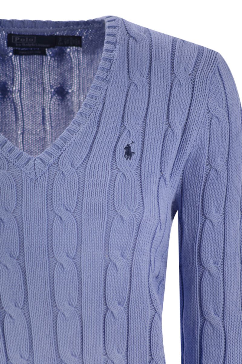 POLO RALPH LAUREN V-Neck Cotton Sweater